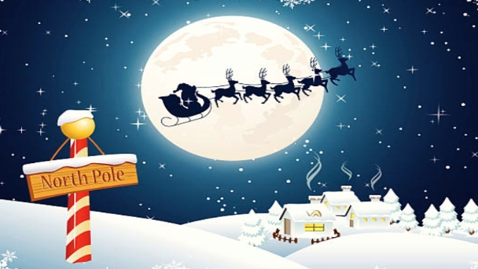 Why does Santal Claus live at the North Pole
